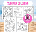 Summer Coloring Book