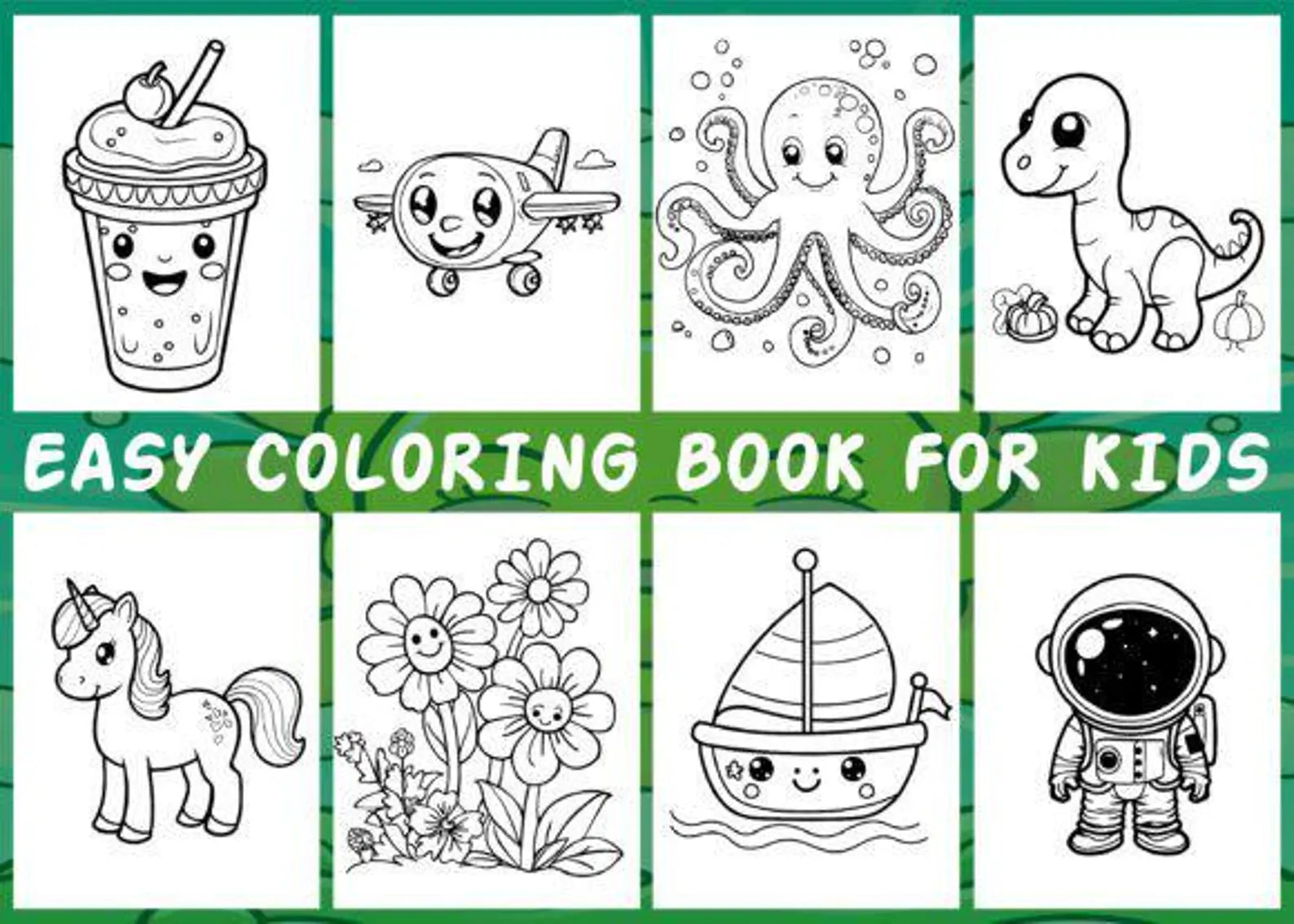 **Coloring Pages for Kids | Creative Printable Coloring Sheets for Children | Instant Digital Download | Perfect for Learning and Entertainment