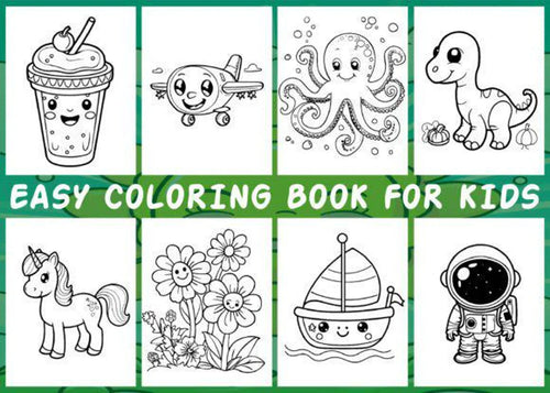 **Coloring Pages for Kids | Creative Printable Coloring Sheets for Children | Instant Digital Download | Perfect for Learning and Entertainment