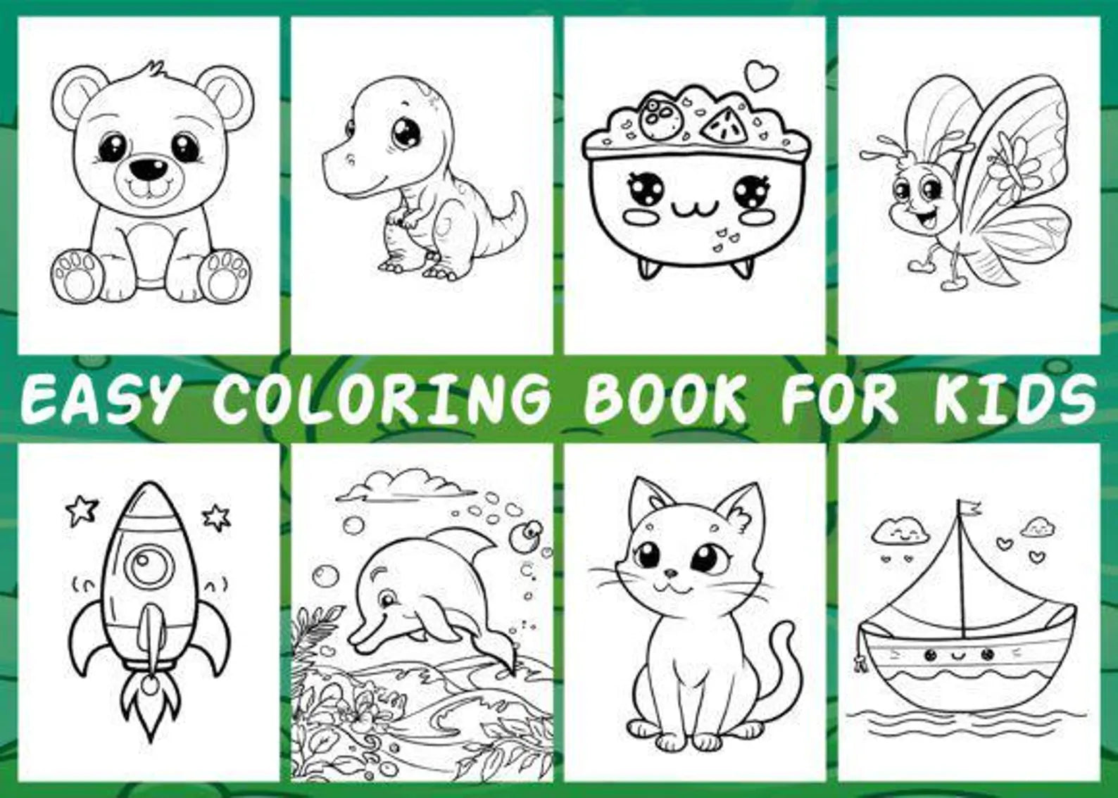 **Coloring Pages for Kids | Creative Printable Coloring Sheets for Children | Instant Digital Download | Perfect for Learning and Entertainment