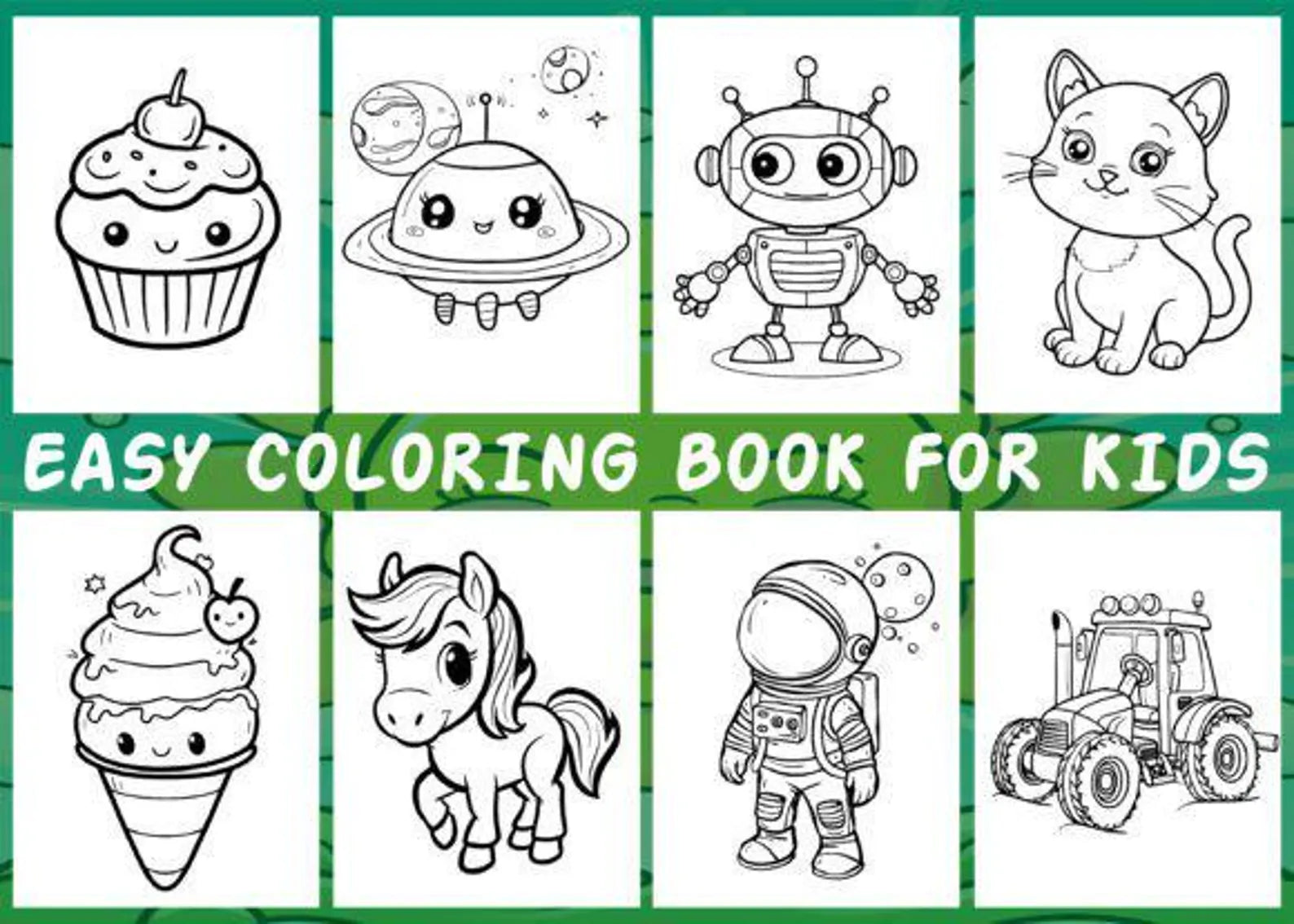 **Coloring Pages for Kids | Creative Printable Coloring Sheets for Children | Instant Digital Download | Perfect for Learning and Entertainment