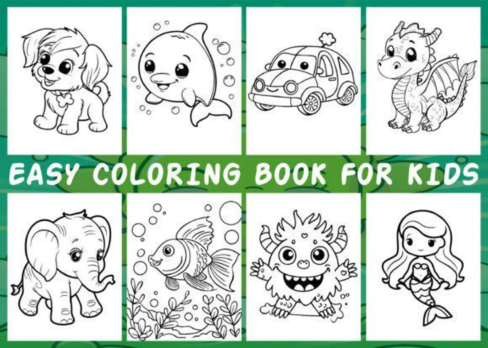 **Coloring Pages for Kids | Creative Printable Coloring Sheets for Children | Instant Digital Download | Perfect for Learning and Entertainment