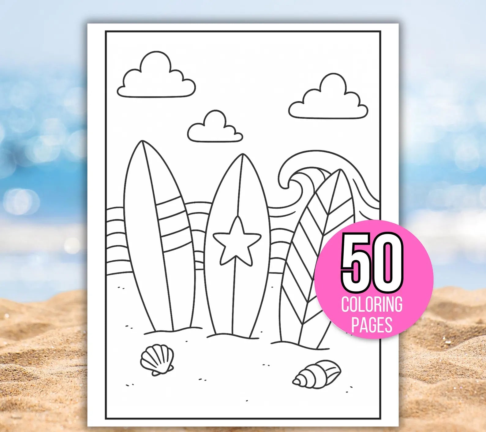 Summer Coloring Book