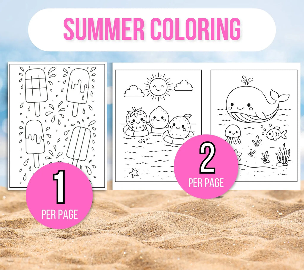 Summer Coloring Book