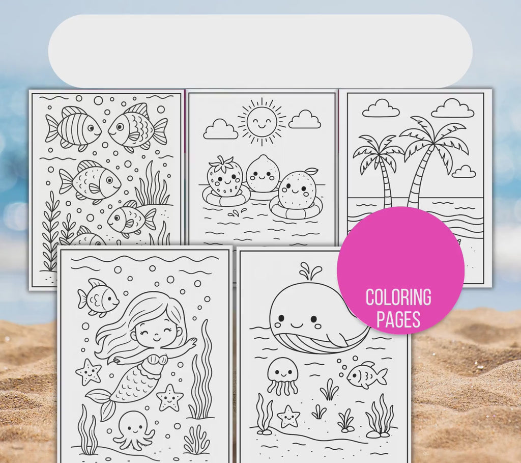 Summer Coloring Book